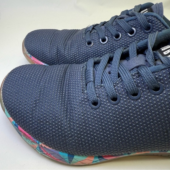 NoBull Navy Prism Trainers shoes sneakers Workout lifting gym shoes Women’s 8 - Picture 5 of 15